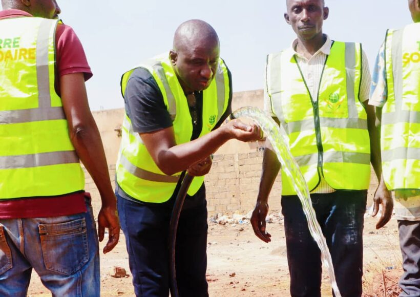 Forage à Kati par terre solidaire Mali